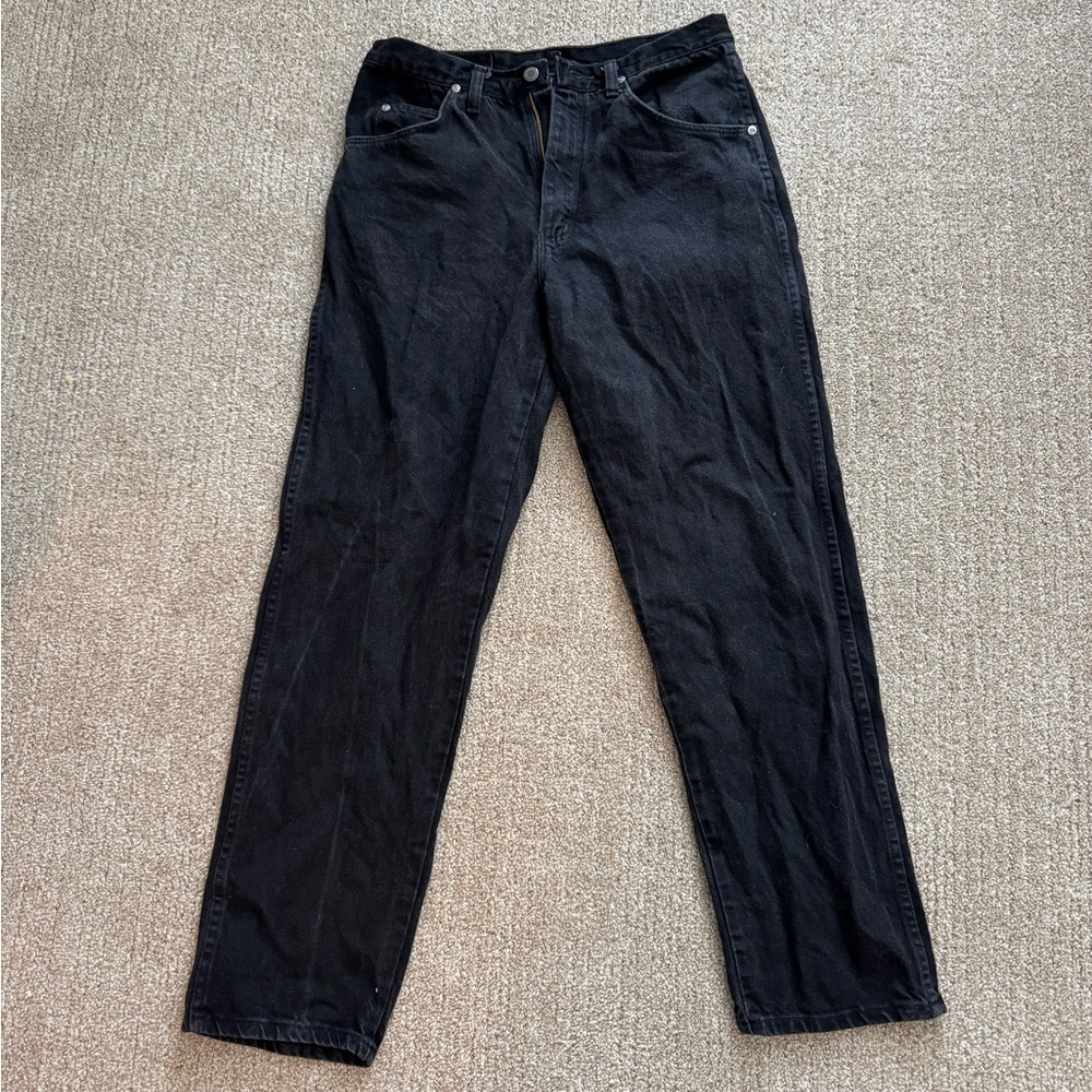 Black Wrangler Denim Jeans 33x32